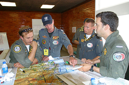 Briefing, planning, flying the mission, debriefing... a Tiger Meet is hard work for both air- and groundcrew