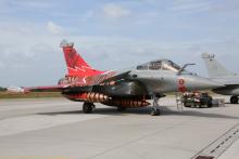 Specialy Painted Rafale C from EC1.7 on the NTM2014 Ramp (photo David Goovaerts)
