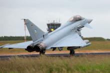 JG74 Eurofighter returning from a NTM2014 mission (photo by David Goovaerts)