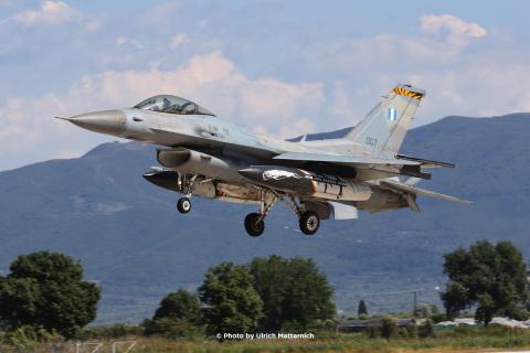 F-16C of 335 Mira returning from mission.